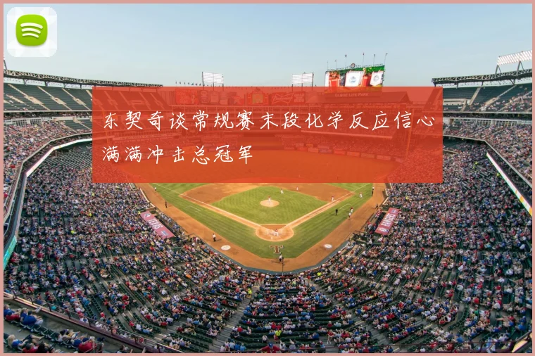东契奇谈常规赛末段化学反应信心满满冲击总冠军